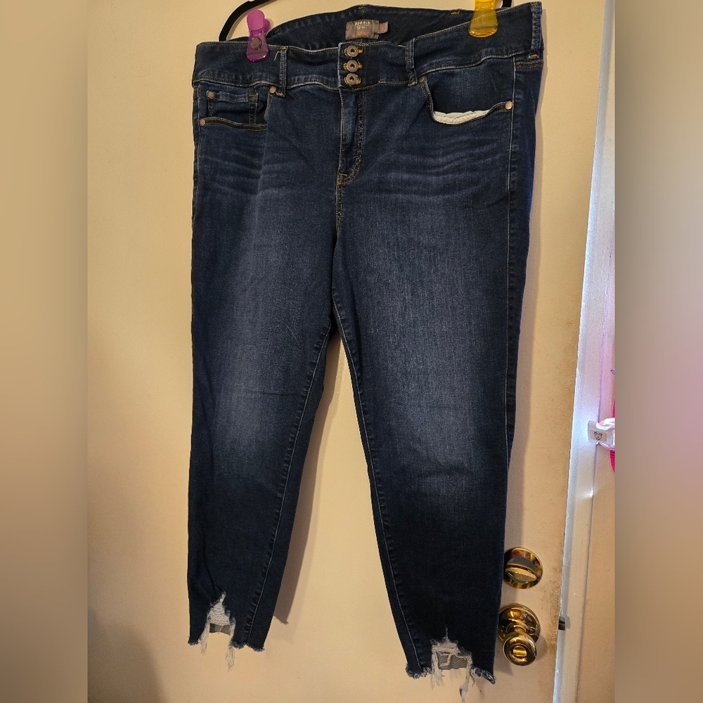 Torrid 3 Button High-Rise Jegging 24R (f)